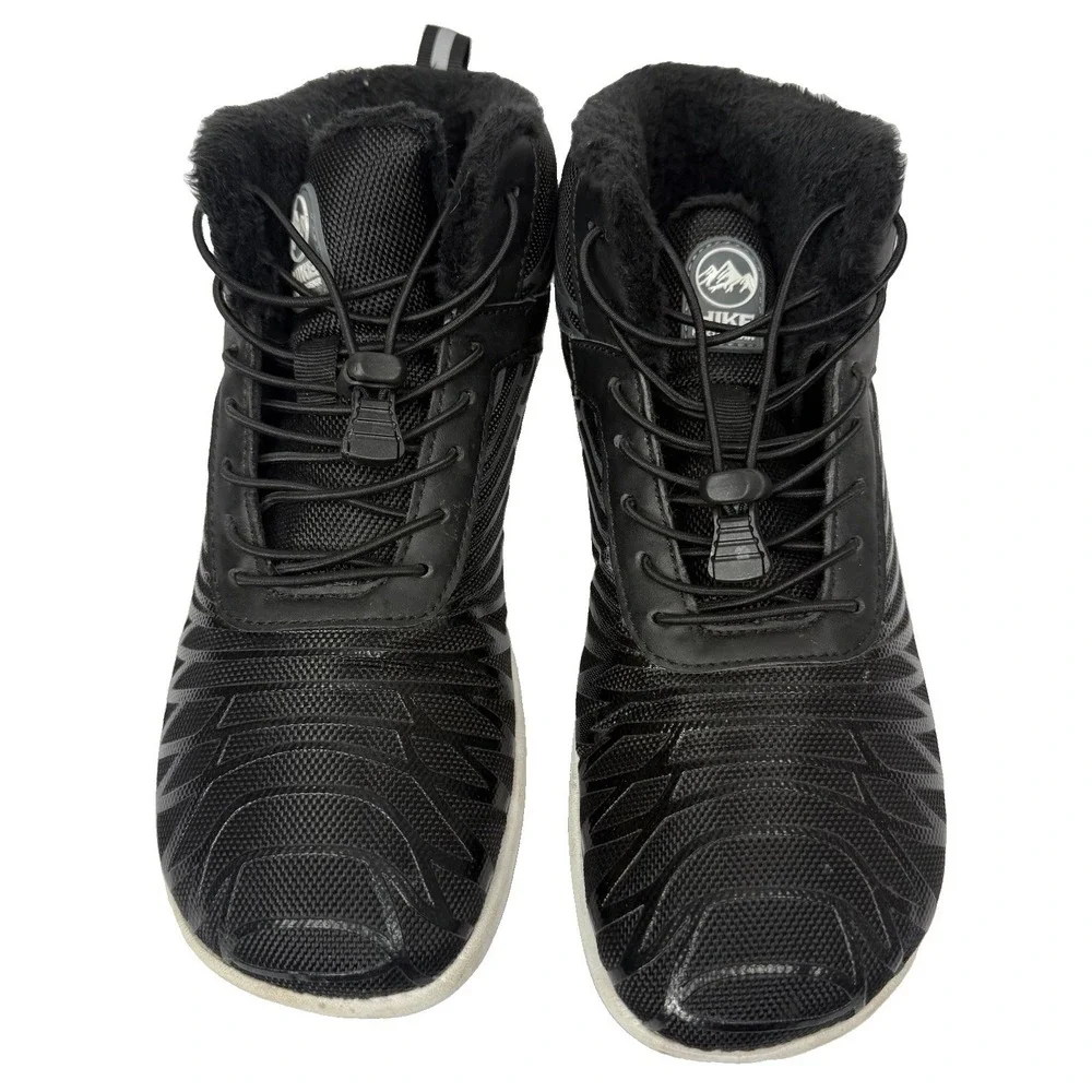 Hike Footwear Lorax Winter Boots Ergonomic Barefoot Black Unisex Size EU 40 US 8